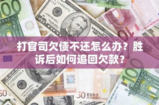 北京打官司欠债不还怎么办？胜诉后如何追回欠款？