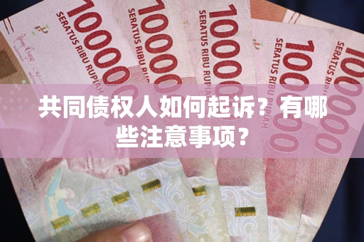 北京共同债权人如何起诉？有哪些注意事项？